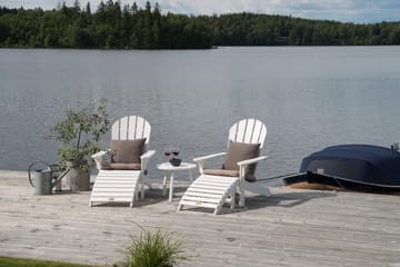 Sidobord Hillerstorp Tennessee Ø50 cm - Vit - Utemöbler & utemiljö - Utebord & trädgårdsbord - Sidobord utomhus