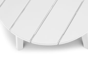 Sidobord Hillerstorp Tennessee Ø50 cm - Vit - Utemöbler & utemiljö - Utebord & trädgårdsbord - Sidobord utomhus