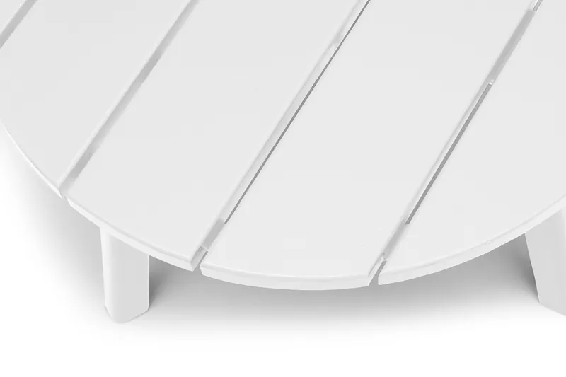 Sidobord Hillerstorp Tennessee Ø50 cm - Vit - Utemöbler & utemiljö - Utebord & trädgårdsbord - Sidobord utomhus