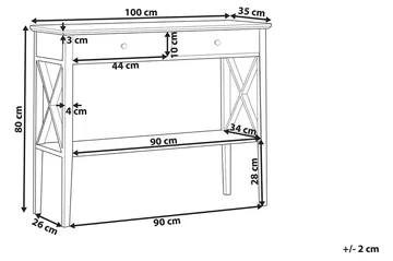 Jahlayah Avlastningsbord Utomhus - Svart - Utemöbler & utemiljö - Utebord & trädgårdsbord - Sidobord utomhus