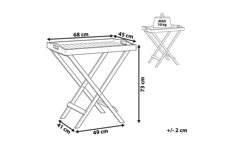 Sidobord Java - Utemöbler & utemiljö - Utebord & trädgårdsbord - Sidobord utomhus