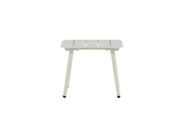 Lina Sidobord och BlomUtebord Utomhus 40 cm Teak Trä - Beige - Utemöbler & utemiljö - Utebord & trädgårdsbord - Sidobord utomhus