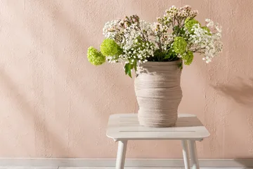 Lina Sidobord och BlomUtebord Utomhus 40 cm Teak Trä - Beige - Utemöbler & utemiljö - Utebord & trädgårdsbord - Sidobord utomhus