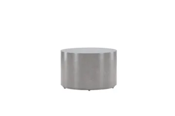 Lissabon Runt Sidobord och BlomUtebord Utomhus 60 cm - Grå - Utemöbler & utemiljö - Utebord & trädgårdsbord - Sidobord utomhus