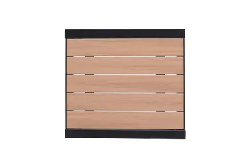 Panama Sidobord och Avlastningsbord Utomhus 50 cm Aluminium - Svart/Brun - Utemöbler & utemiljö - Utebord & trädgårdsbord - Sidobord utomhus