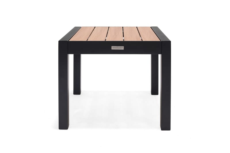 Panama Sidobord och Avlastningsbord Utomhus 50 cm Aluminium - Svart/Brun - Utemöbler & utemiljö - Utebord & trädgårdsbord - Sidobord utomhus