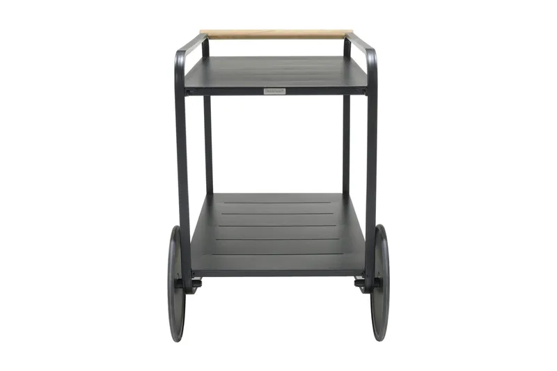 Portals RullUtebord och Serveringsvagn Utomhus 92 cm - Svart - Utemöbler & utemiljö - Utebord & trädgårdsbord - Sidobord utomhus