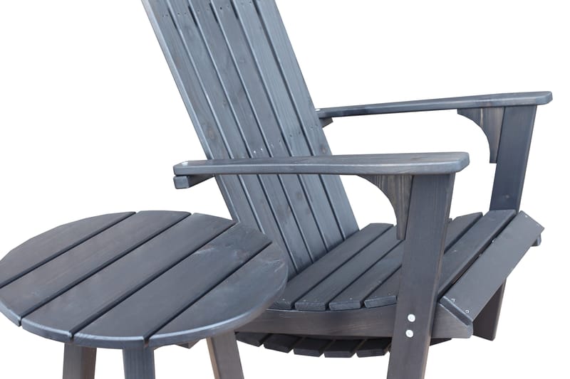 Rolston Sidobord och BlomUtebord Utomhus 50 cm Trä - Blå - Utemöbler & utemiljö - Utebord & trädgårdsbord - Sidobord utomhus