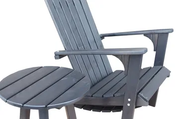 Rolston Sidobord och BlomUtebord Utomhus 50 cm Trä - Blå - Utemöbler & utemiljö - Utebord & trädgårdsbord - Sidobord utomhus