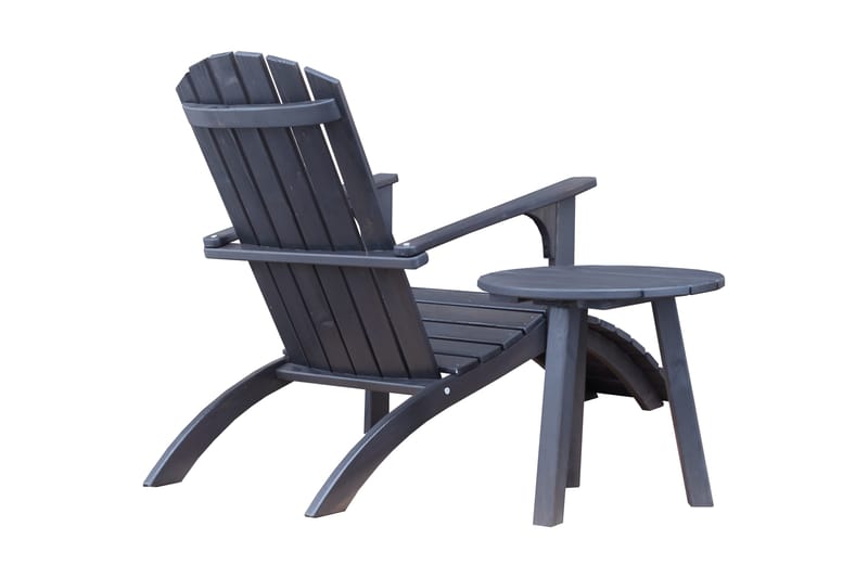 Rolston Sidobord och BlomUtebord Utomhus 50 cm Trä - Blå - Utemöbler & utemiljö - Utebord & trädgårdsbord - Sidobord utomhus