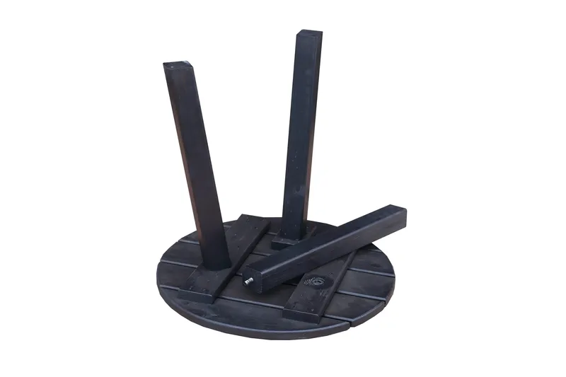 Rolston Sidobord och BlomUtebord Utomhus 50 cm Trä - Blå - Utemöbler & utemiljö - Utebord & trädgårdsbord - Sidobord utomhus