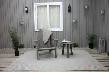 Rolston Sidobord och BlomUtebord Utomhus 50 cm Trä - Grå - Utemöbler & utemiljö - Utebord & trädgårdsbord - Sidobord utomhus