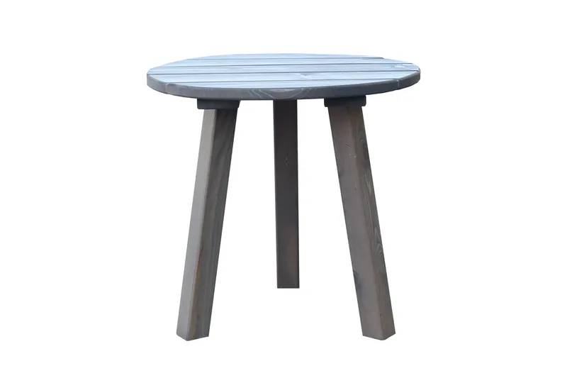 Rolston Sidobord och BlomUtebord Utomhus 50 cm Trä - Grå - Utemöbler & utemiljö - Utebord & trädgårdsbord - Sidobord utomhus