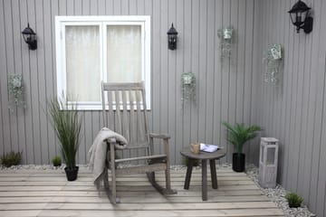 Rolston Sidobord och BlomUtebord Utomhus 50 cm Trä - Grå - Utemöbler & utemiljö - Utebord & trädgårdsbord - Sidobord utomhus