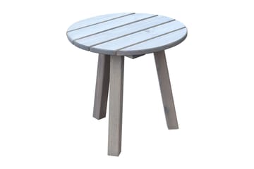 Rolston Sidobord och BlomUtebord Utomhus 50 cm Trä - Grå - Utemöbler & utemiljö - Utebord & trädgårdsbord - Sidobord utomhus