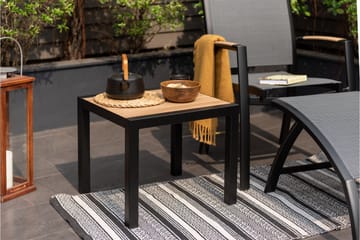 Sidobord Utomhus Panama 50x50 cm Svart - Lifestyle Garden - Utemöbler & utemiljö - Utebord & trädgårdsbord - Sidobord utomhus