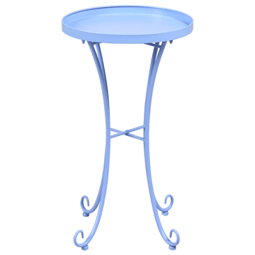 Sidobord utomhus Cavinia 40 cm Järn - Ljusblå - Utemöbler & utemiljö - Utebord & trädgårdsbord - Sidobord utomhus
