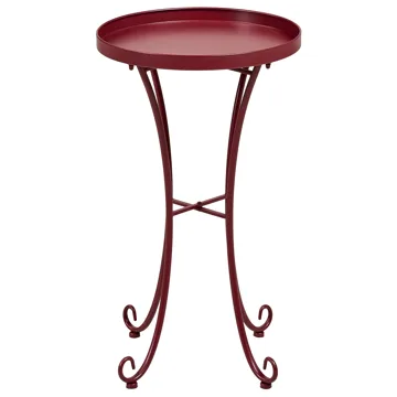 Sidobord utomhus Cavinia 40 cm Järn - Vinröd - Utemöbler & utemiljö - Utebord & trädgårdsbord - Sidobord utomhus