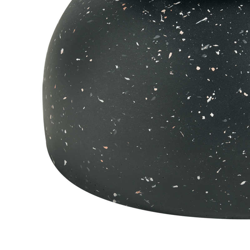 Sidobord utomhus Faliro 37 cm 37 cm Terrazzoeffekt - Svart - Utemöbler & utemiljö - Utebord & trädgårdsbord - Sidobord utomhus