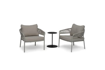 Sidobord Utomhus Hillerstorp Jet Set Ø35x50 cm Svart - Svart - Utemöbler & utemiljö - Utebord & trädgårdsbord - Sidobord utomhus