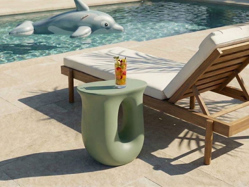 Sidobord utomhus Idro 42 cm - Grön - Utemöbler & utemiljö - Utebord & trädgårdsbord - Sidobord utomhus