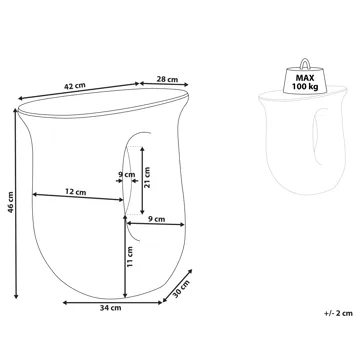 Sidobord utomhus Idro 42 cm - Grön - Utemöbler & utemiljö - Utebord & trädgårdsbord - Sidobord utomhus