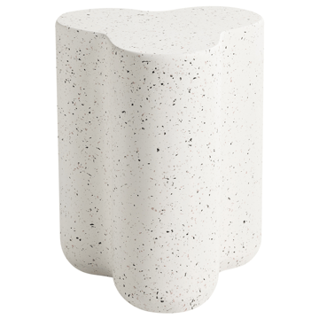 Sidobord utomhus Tellaro 32x37 cm Terrazzoeffekt - Vit - Utemöbler & utemiljö - Utebord & trädgårdsbord - Sidobord utomhus