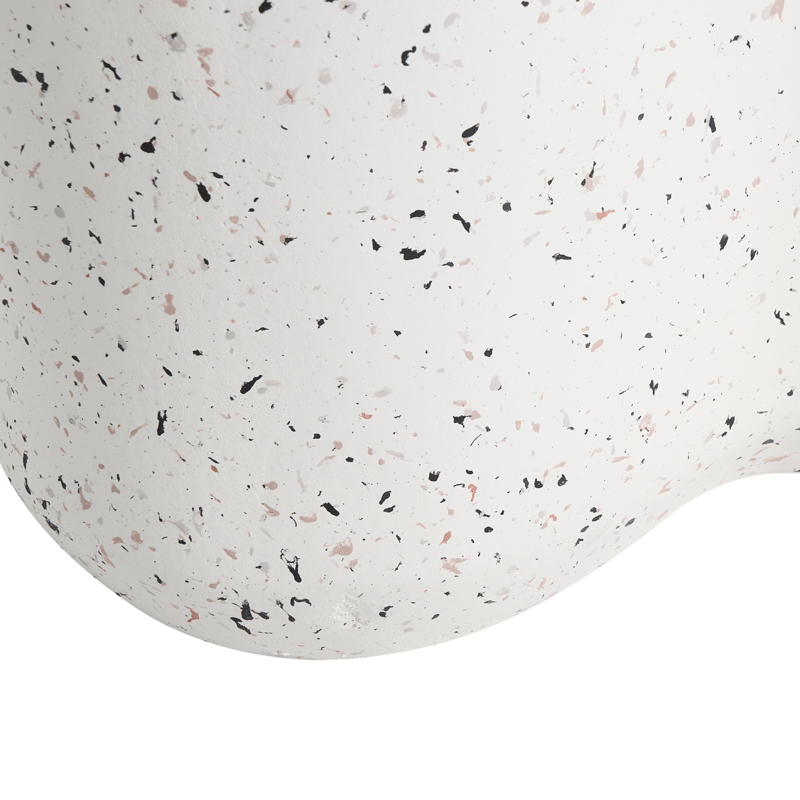 Sidobord utomhus Tellaro 32x37 cm Terrazzoeffekt - Vit - Utemöbler & utemiljö - Utebord & trädgårdsbord - Sidobord utomhus