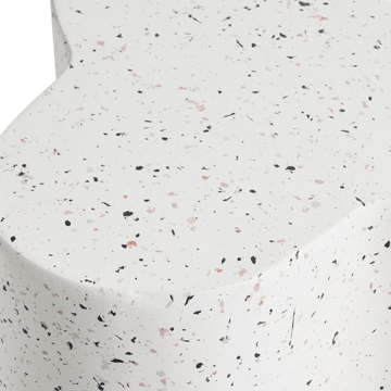 Sidobord utomhus Tellaro 32x37 cm Terrazzoeffekt - Vit - Utemöbler & utemiljö - Utebord & trädgårdsbord - Sidobord utomhus