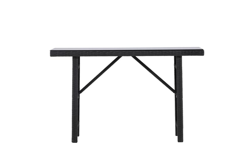 Padova Sidobord Utomhus 40x120 cm - Svart - Utemöbler & utemiljö - Utebord & trädgårdsbord - Sidobord utomhus
