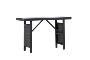 Padova Sidobord Utomhus 40x120 cm - Svart - Utemöbler & utemiljö - Utebord & trädgårdsbord - Sidobord utomhus