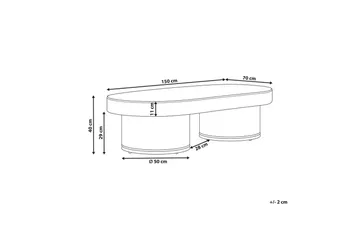 Soffbord Airole - Utemöbler & utemiljö - Utebord & trädgårdsbord - Loungebord & soffbord utomhus