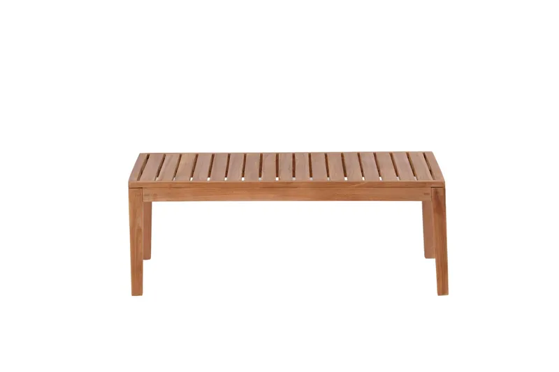 Amlan Soffbord och Loungebord Utomhus 110 cm Teak Trä - Brun - Utemöbler & utemiljö - Utebord & trädgårdsbord - Loungebord & soffbord utomhus