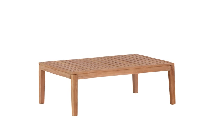 Amlan Soffbord och Loungebord Utomhus 110 cm Teak Trä - Brun - Utemöbler & utemiljö - Utebord & trädgårdsbord - Loungebord & soffbord utomhus