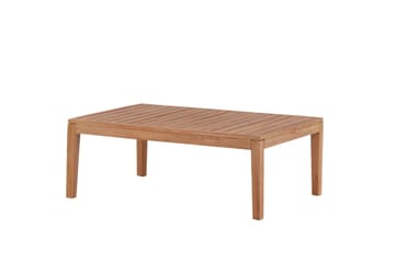 Amlan Soffbord och Loungebord Utomhus 110 cm Teak Trä - Brun - Utemöbler & utemiljö - Utebord & trädgårdsbord - Loungebord & soffbord utomhus