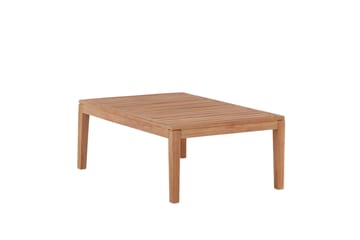 Amlan Soffbord och Loungebord Utomhus 110 cm Teak Trä - Brun - Utemöbler & utemiljö - Utebord & trädgårdsbord - Loungebord & soffbord utomhus