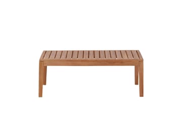 Amlan Soffbord och Loungebord Utomhus 110 cm Teak Trä - Brun - Utemöbler & utemiljö - Utebord & trädgårdsbord - Loungebord & soffbord utomhus