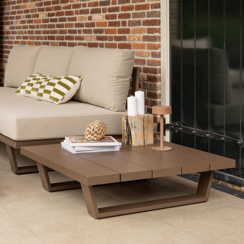 Soffbord Bear 87 cm Utomhus - Brun - Utemöbler & utemiljö - Utebord & trädgårdsbord - Loungebord & soffbord utomhus
