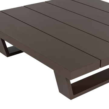 Soffbord Bear 87 cm Utomhus - Brun - Utemöbler & utemiljö - Utebord & trädgårdsbord - Loungebord & soffbord utomhus