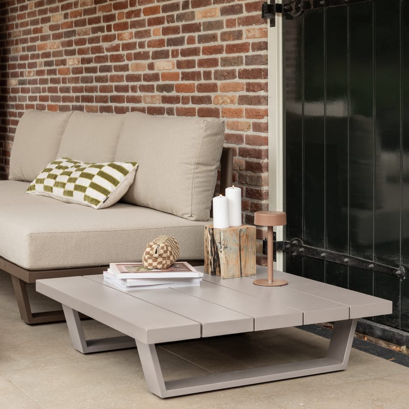 Soffbord Bear 87 cm Utomhus - Sand - Utemöbler & utemiljö - Utebord & trädgårdsbord - Loungebord & soffbord utomhus
