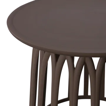 Soffbord Boy 50 cm Rund Utomhus - Lila/Brun - Utemöbler & utemiljö - Utebord & trädgårdsbord - Loungebord & soffbord utomhus