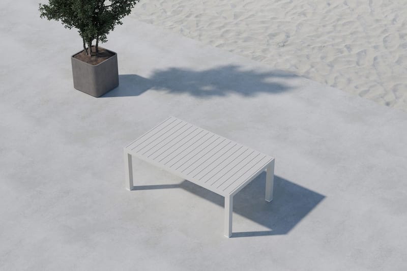 Soffbord Copacabana 120 cm Utomhus - Beige - Utemöbler & utemiljö - Utebord & trädgårdsbord - Loungebord & soffbord utomhus