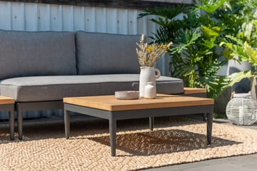 Soffbord för utomhusbruk TOPAZ soffbord 73 cm - magnesiumgrått - Utemöbler & utemiljö - Utebord & trädgårdsbord - Loungebord & soffbord utomhus