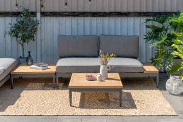 Soffbord för utomhusbruk TOPAZ soffbord 73 cm - magnesiumgrått - Utemöbler & utemiljö - Utebord & trädgårdsbord - Loungebord & soffbord utomhus