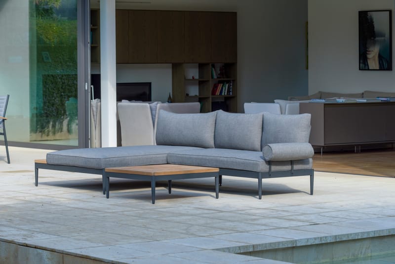 Soffbord för utomhusbruk TOPAZ soffbord 73 cm - magnesiumgrått - Utemöbler & utemiljö - Utebord & trädgårdsbord - Loungebord & soffbord utomhus