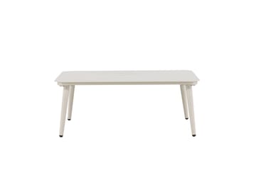Lina Soffbord och Utebord 90 cm Aluminium - Vit - Utemöbler & utemiljö - Utebord & trädgårdsbord - Loungebord & soffbord utomhus