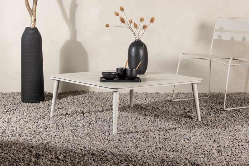 Lina Soffbord Utomhus 90x90 cm - Beige - Utemöbler & utemiljö - Utebord & trädgårdsbord - Loungebord & soffbord utomhus