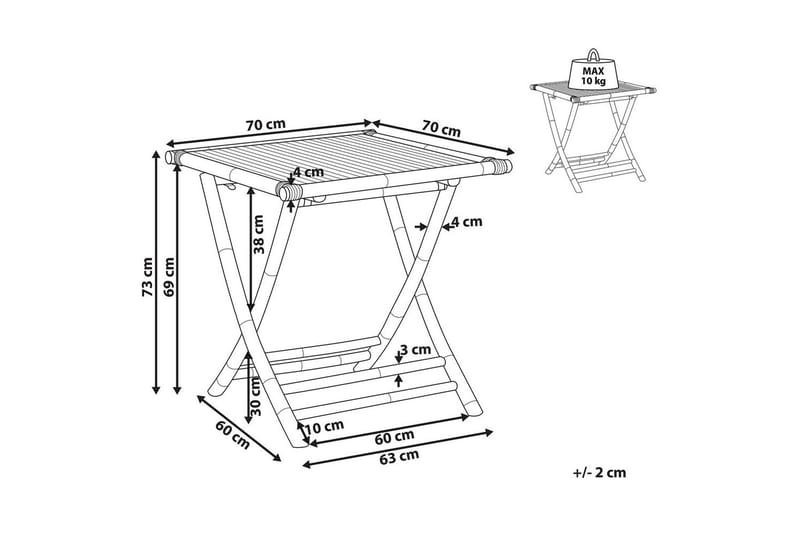 Soffbord Molise - Utemöbler & utemiljö - Utebord & trädgårdsbord - Loungebord & soffbord utomhus