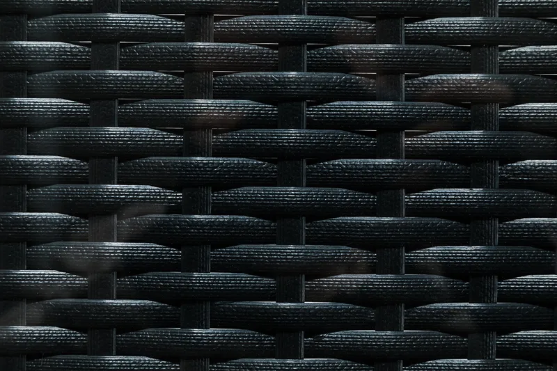 Bahamas Loungebord och Soffbord Utomhus 100 cm Konstrotting Glas - Svart - Utemöbler & utemiljö - Utebord & trädgårdsbord - Loungebord & soffbord utomhus