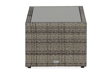 Bord Bahamas med Hylla 113x58 cm - Grå - Utemöbler & utemiljö - Utebord & trädgårdsbord - Loungebord & soffbord utomhus